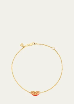 Sydney Evan14K Sapphire Orange Slice Fixed Bracelet