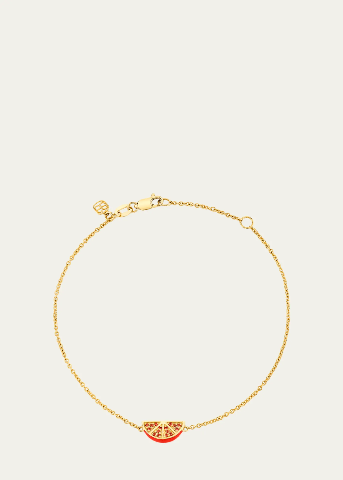 Sydney Evan14K Sapphire Orange Slice Fixed Bracelet