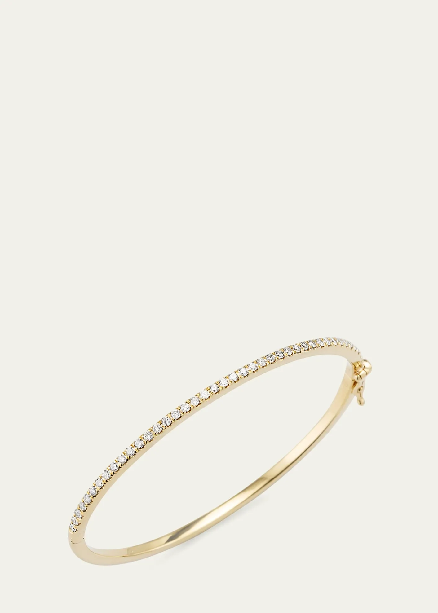 Sydney Evan14K Yellow Gold Diamond Pave Bangle