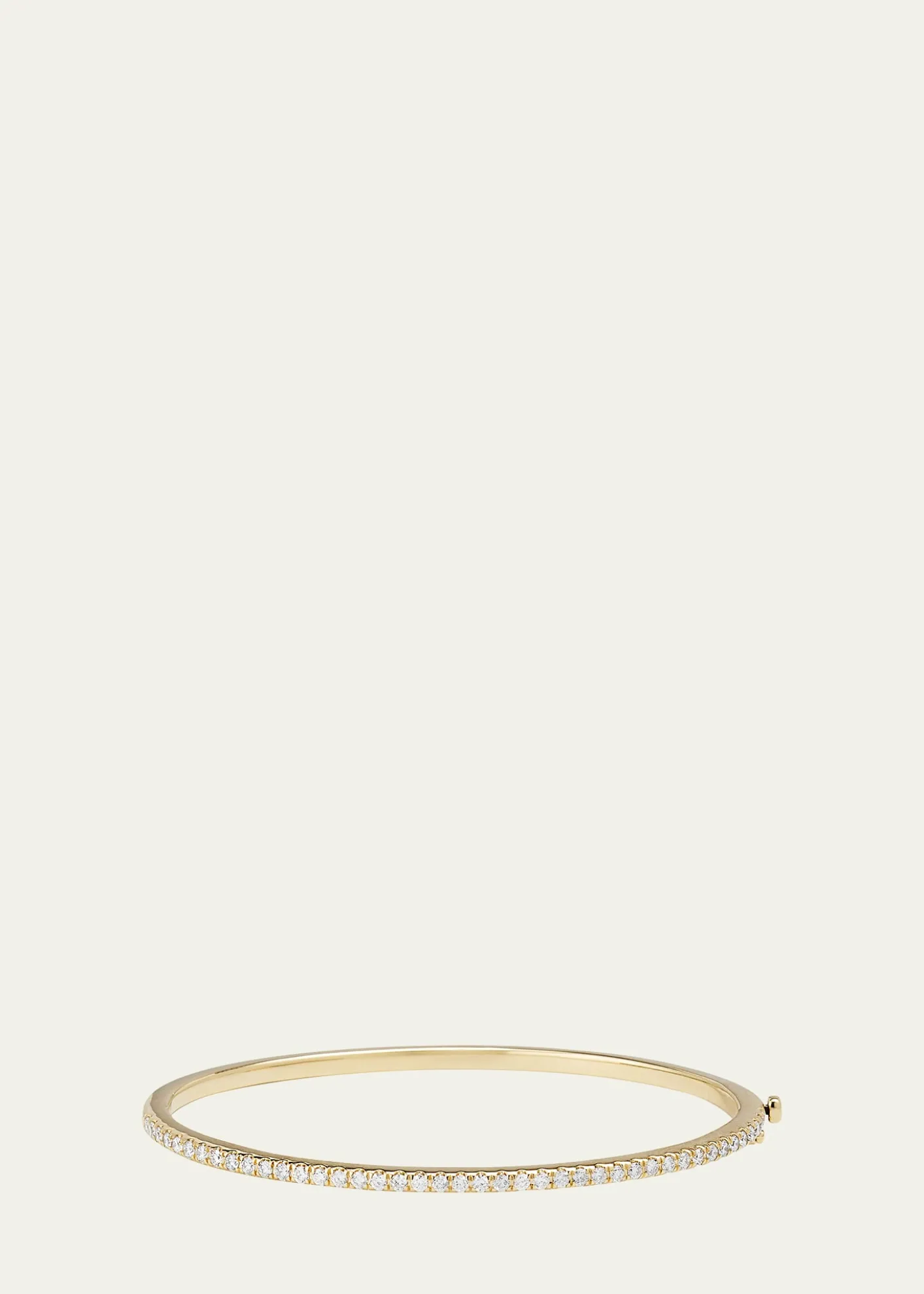 Sydney Evan14K Yellow Gold Diamond Pave Bangle