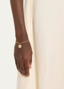 Sydney EvanMarquise Eye Wheel Charm, Opal and Diamond Chain Bracelet