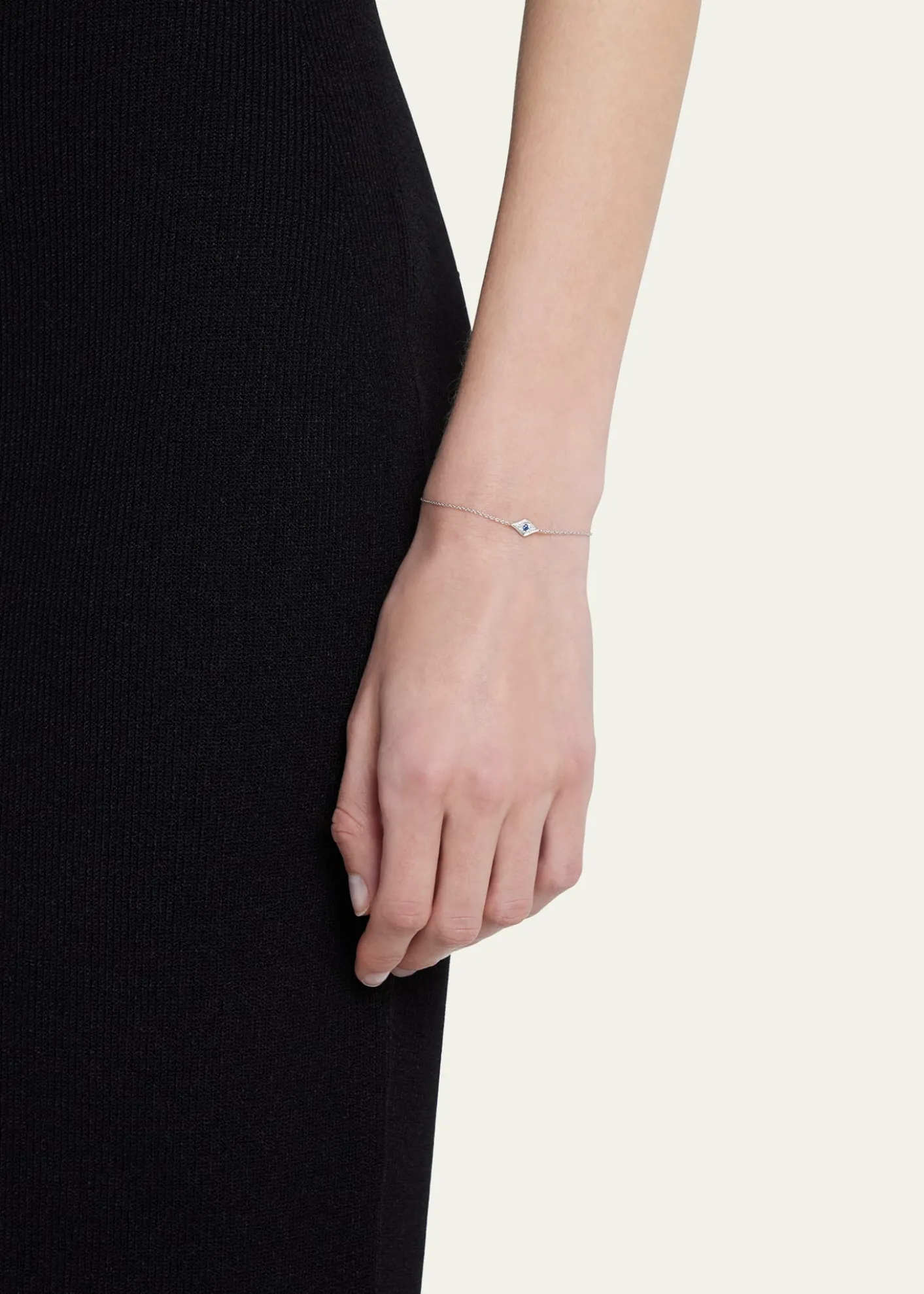 Sydney EvanMini Diamond Evil Eye Bracelet