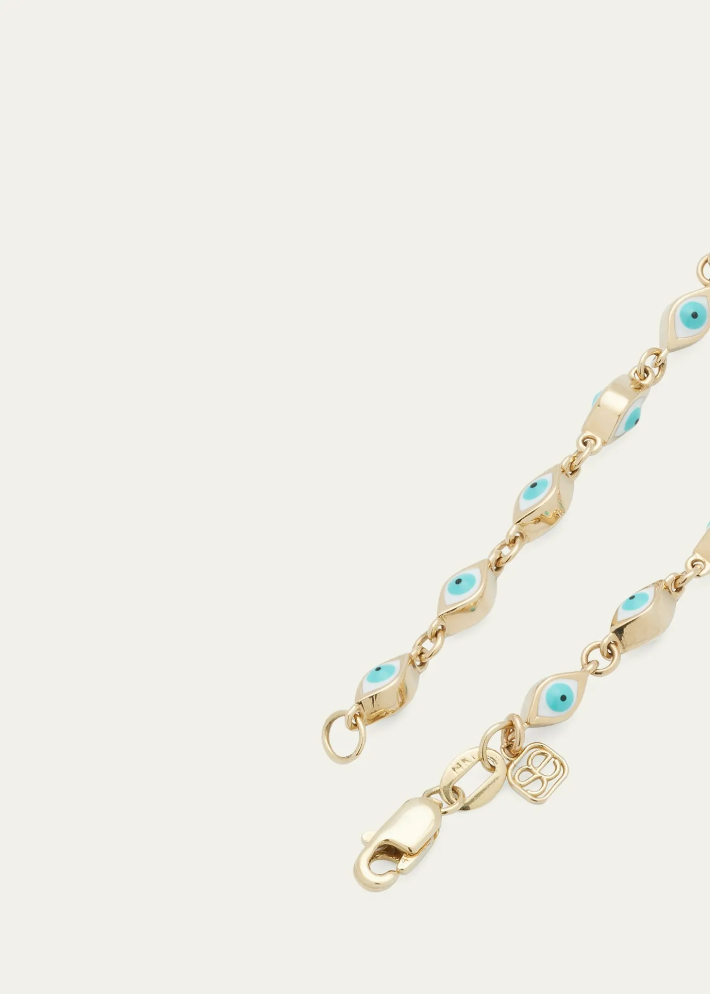 Sydney EvanMini Enamel Evil Eye Eternity Bracelet