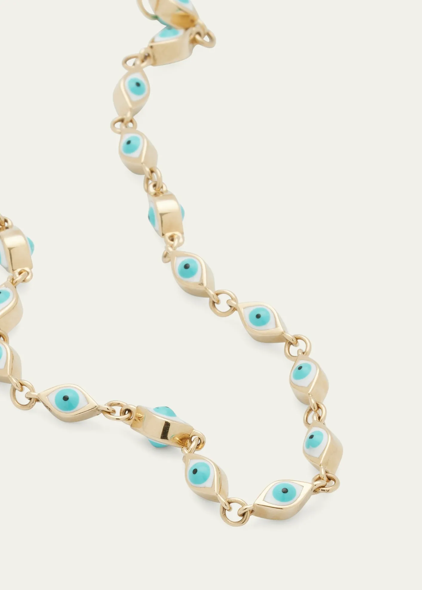 Sydney EvanMini Enamel Evil Eye Eternity Bracelet