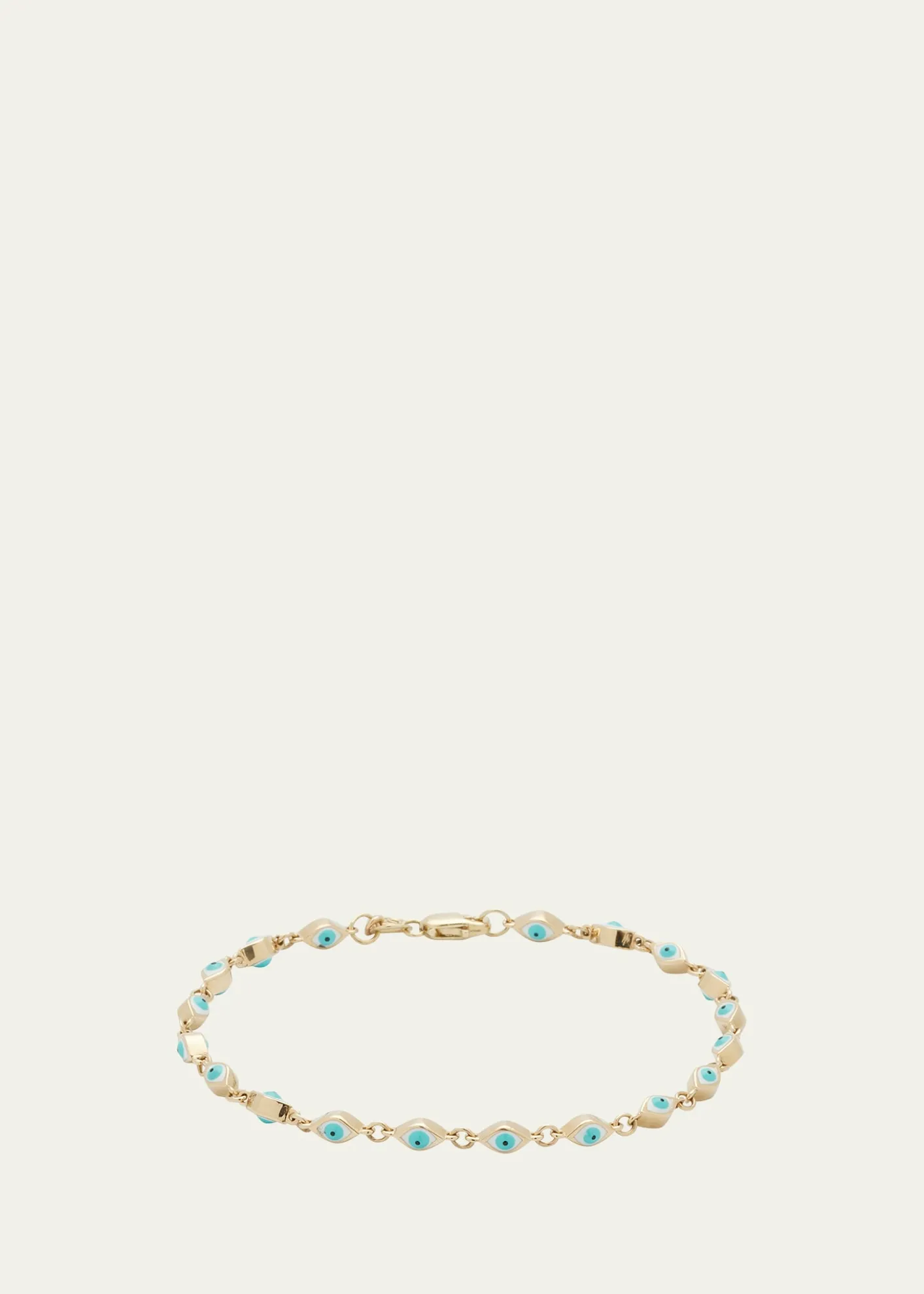 Sydney EvanMini Enamel Evil Eye Eternity Bracelet
