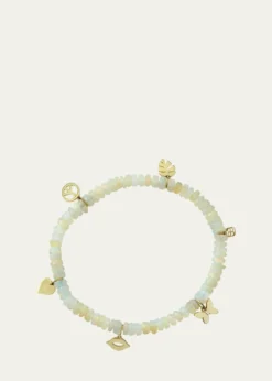 Sydney Evan5mm Ethiopian Opal Multi-Charm Bracelet
