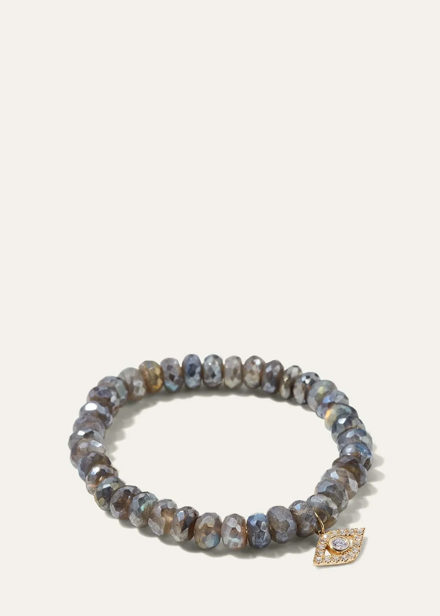 Sydney EvanMystic Labradorite and Diamond Evil Eye Bracelet
