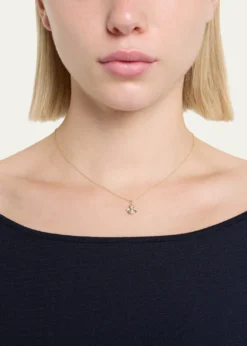 Sydney EvanDiamond Marquise Eye Cluster Charm Necklace