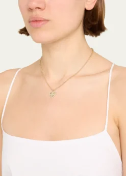 Sydney EvanHeart Icon Charm Chain Necklace with Diamonds