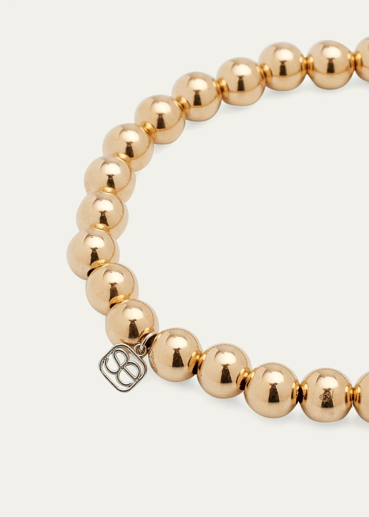 Sydney Evan14k Beaded Diamond Wheel Bracelet