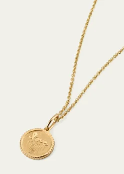 Sydney Evan14k Diamond Evil Eye Coin Necklace