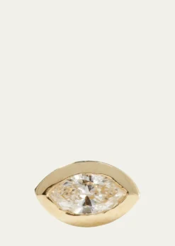 Sydney Evan14k Diamond Marquise Single Stud Earring