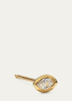 Sydney Evan14k Diamond Marquise Single Stud Earring