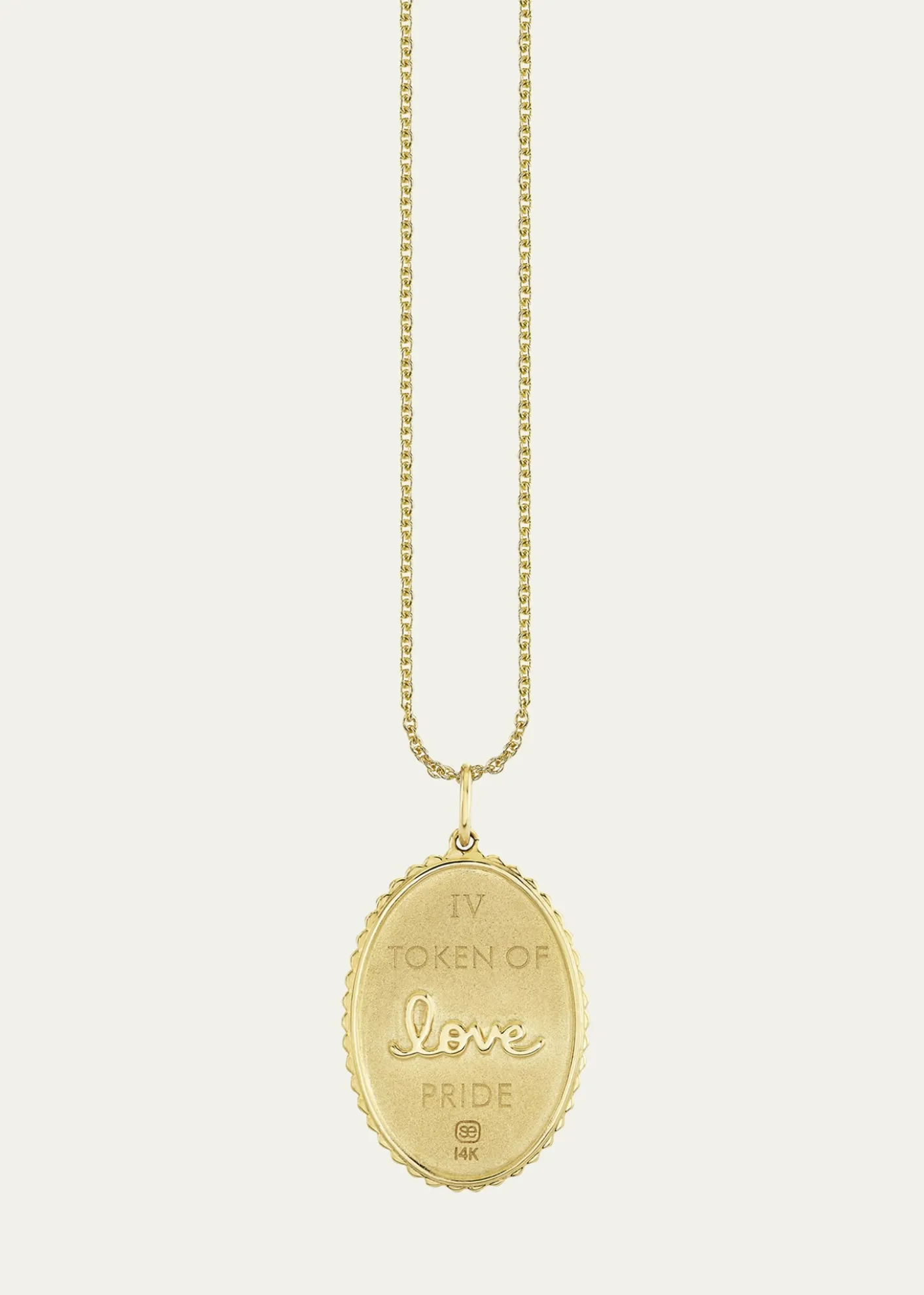 Sydney Evan14K Gold Diamond Birth Flower Charm Necklace, April