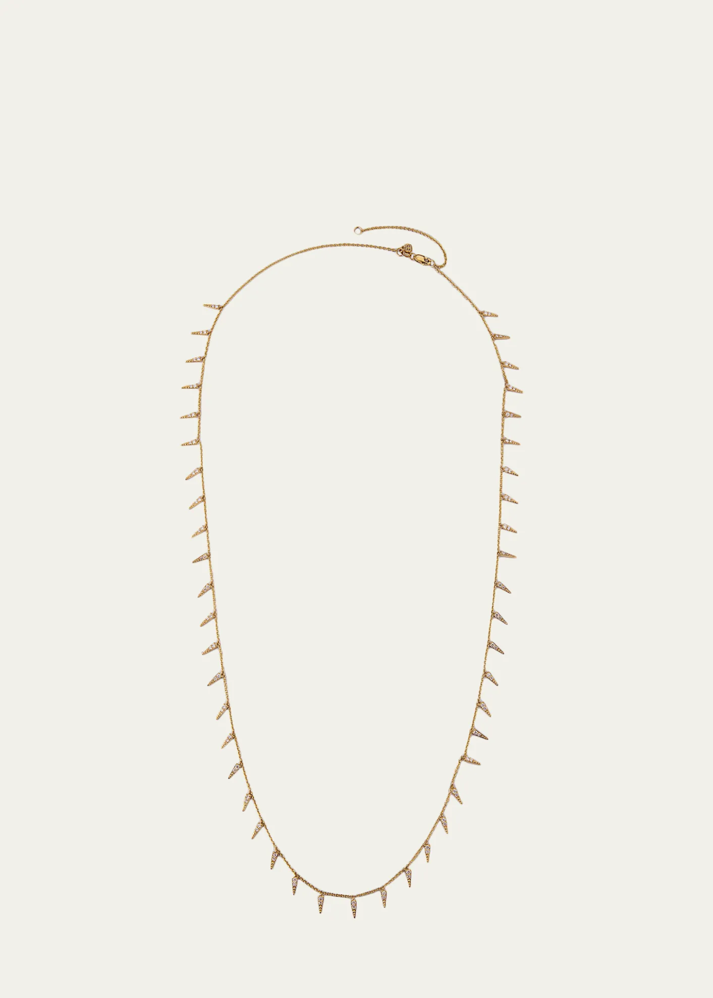 Sydney Evan14K Gold & Diamond Large Fringe Necklace