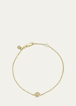 Sydney Evan14K Gold Diamond Paw Bracelet