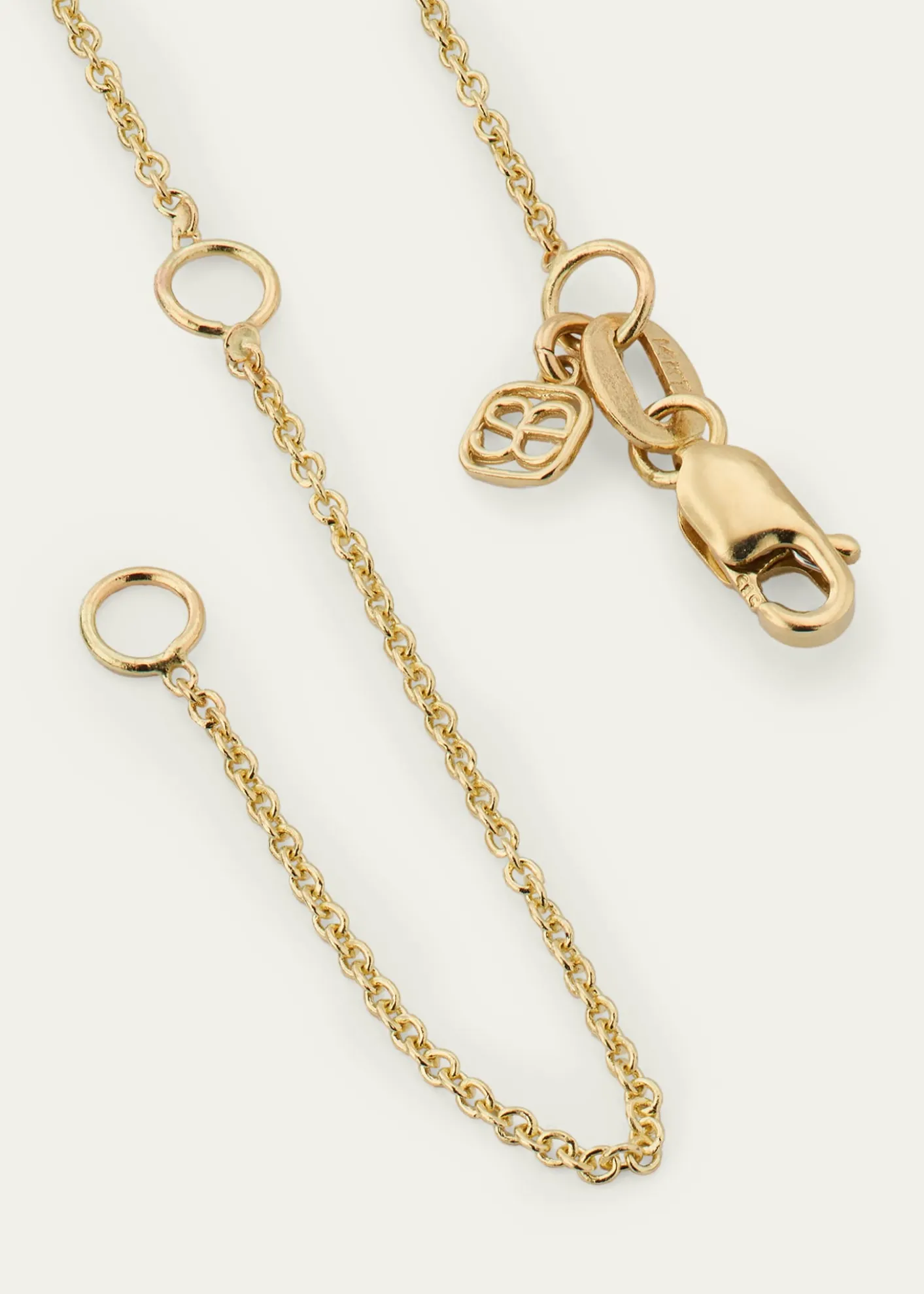 Sydney Evan14K Half Pave Heart Charm Necklace