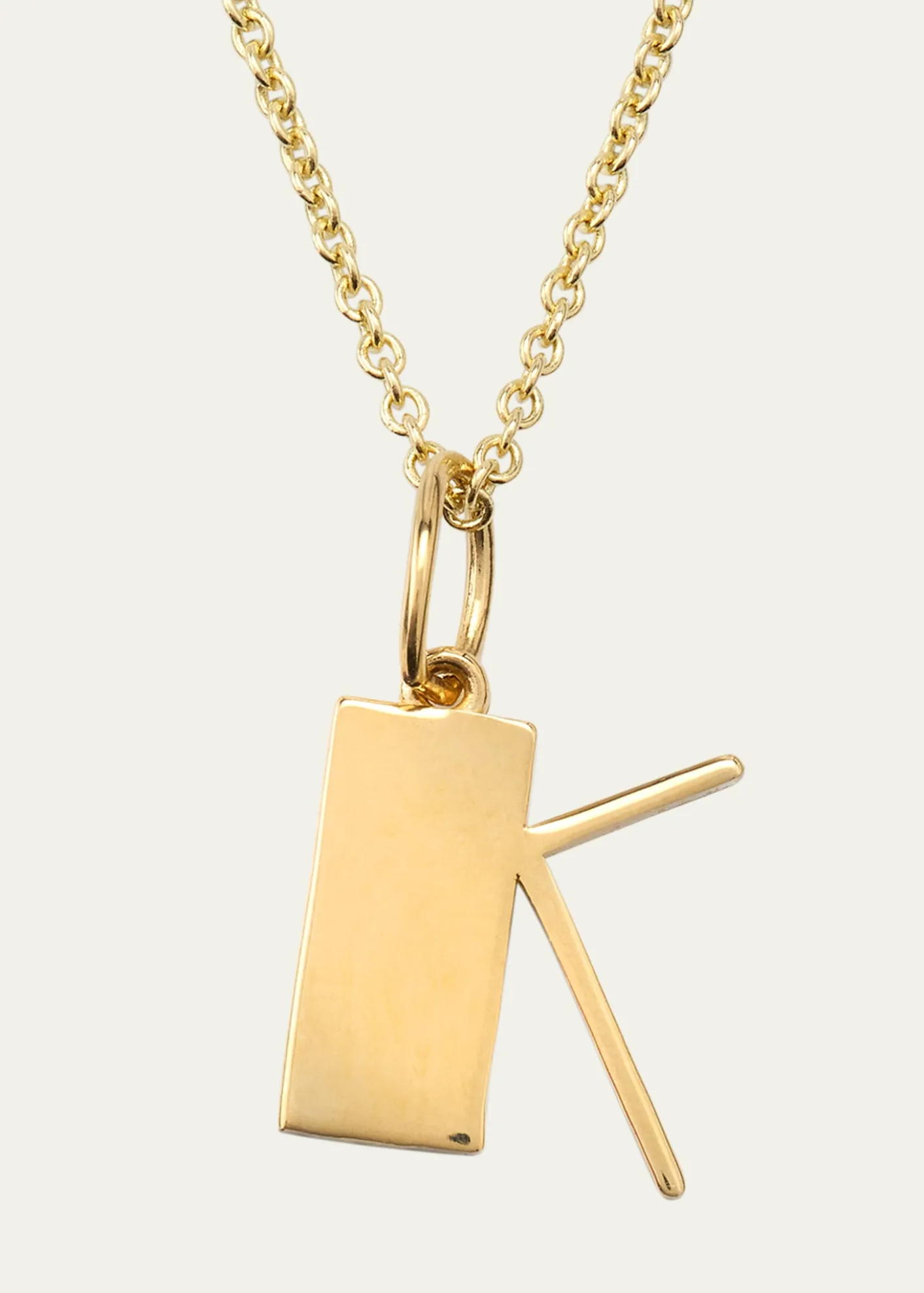 Sydney Evan14K Pure Block Initial Necklace