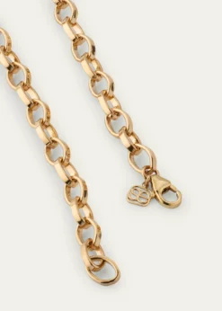 Sydney Evan14K Sapphire Fluted Evil Eye Charm Necklace