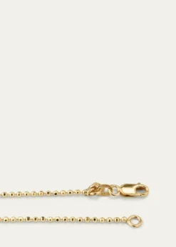 Sydney Evan14K Yellow Gold Enamel Icon Moroccan Flower Pendant Necklace with Diamonds
