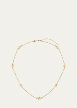 Sydney Evan14K Yellow Gold Medium Evil Eye Chain Necklace