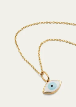 Sydney EvanMedium Enamel Evil Eye Necklace