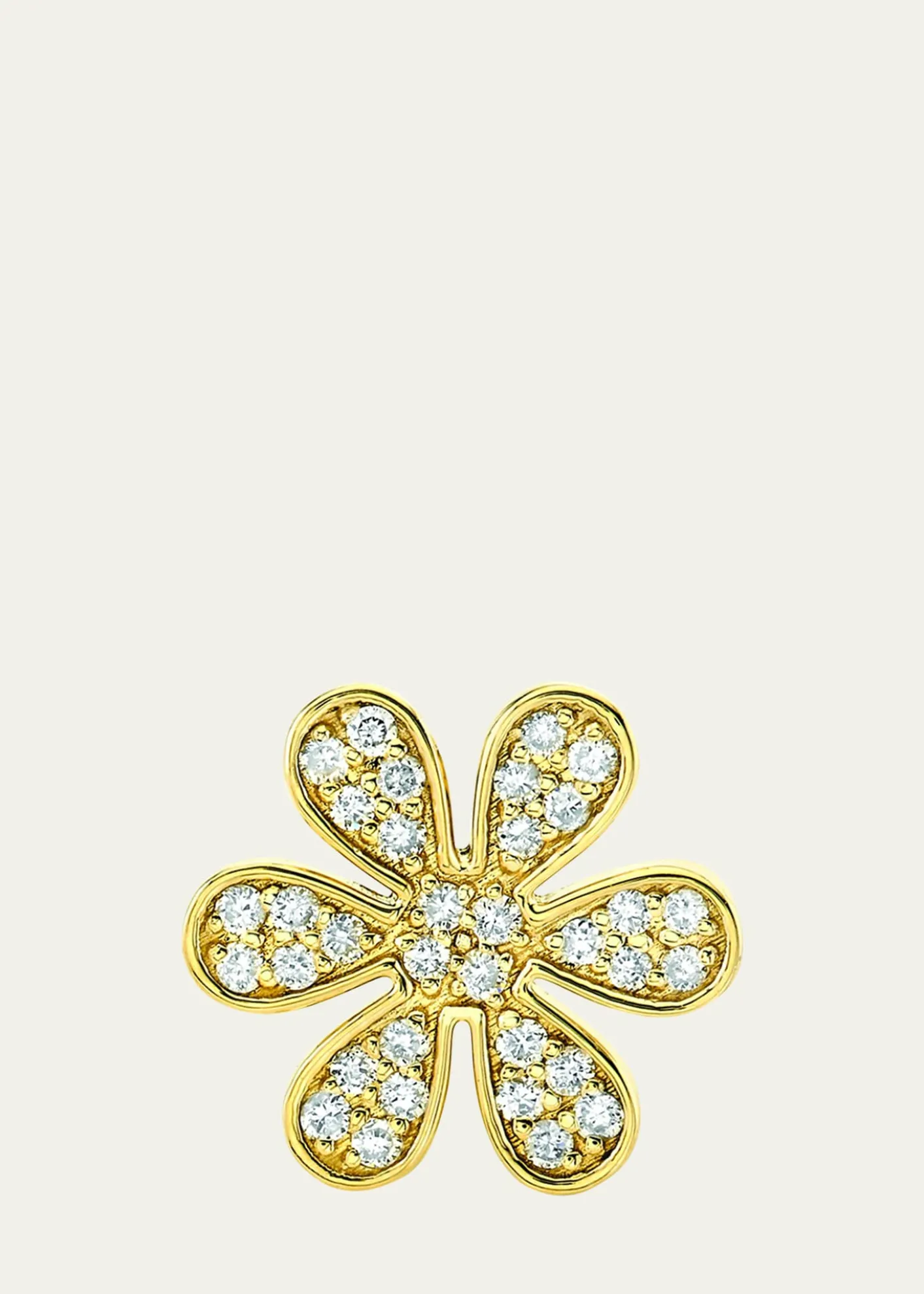 Sydney EvanMini Pave Daisy Stud Earrings