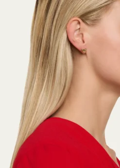Sydney EvanSmall Puffy Icon Heart Stud Earrings