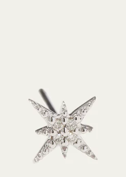 Sydney EvanStarburst Diamond Single Stud Earring