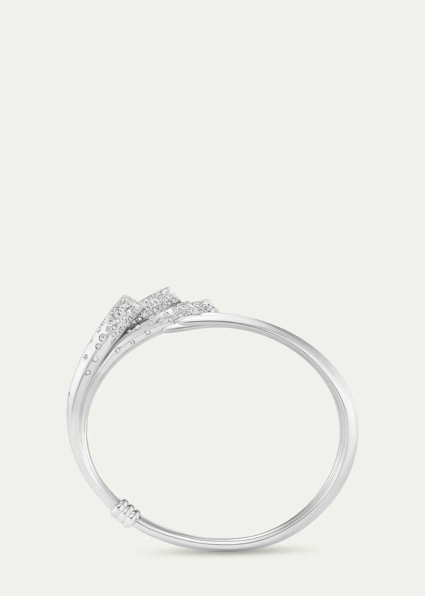 TABAYER18K White Gold Diamond Sheaf Bracelet