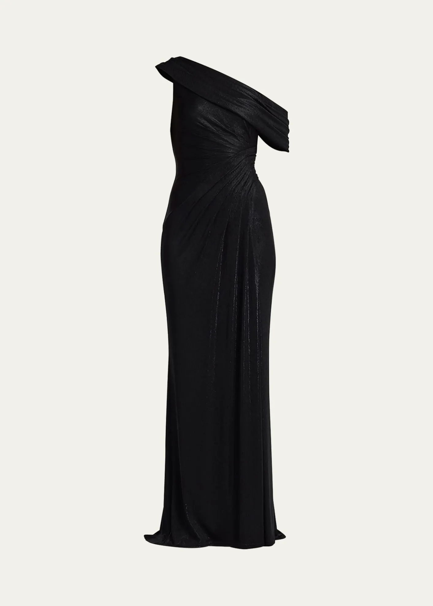 Tadashi ShojiLeary Draped One-Shoulder Gown