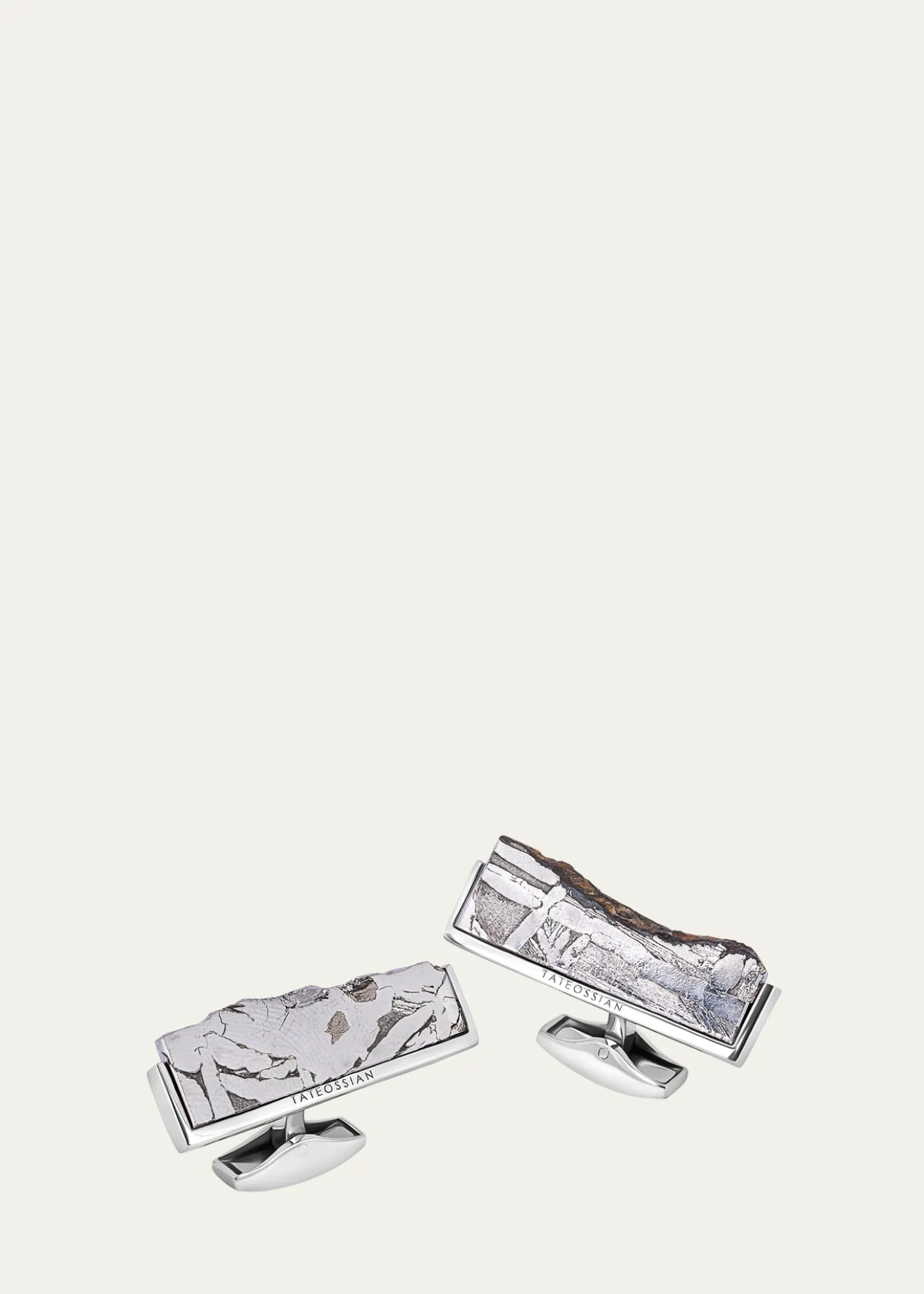TateossianMen's Limited Edition Meteorite Seymchan Etched Cufflinks