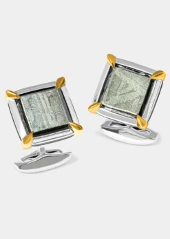 TateossianMen's Two-Tone Seymchan Pallasite Meteorite Cufflinks