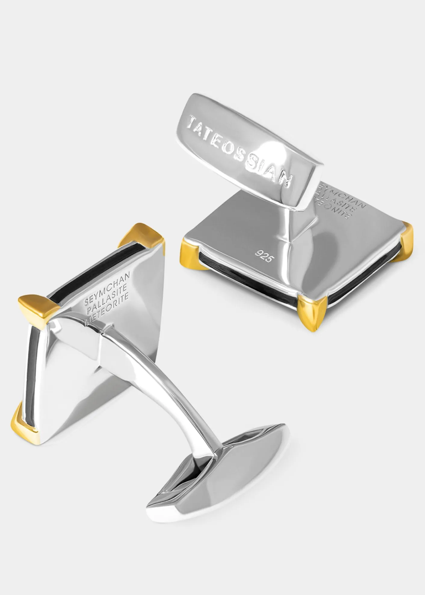 TateossianMen's Two-Tone Seymchan Pallasite Meteorite Cufflinks