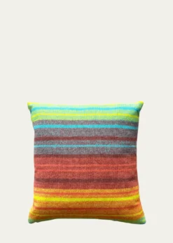 The Elder StatesmanOmbre Striped Pillow, 20"Sq.