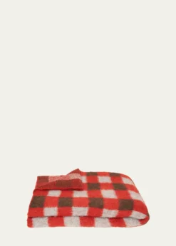 The Elder StatesmanThistle Gingham Blanket, 60