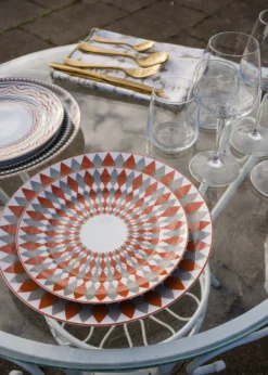The LinoArmonia Dinner Plates, Set of 4