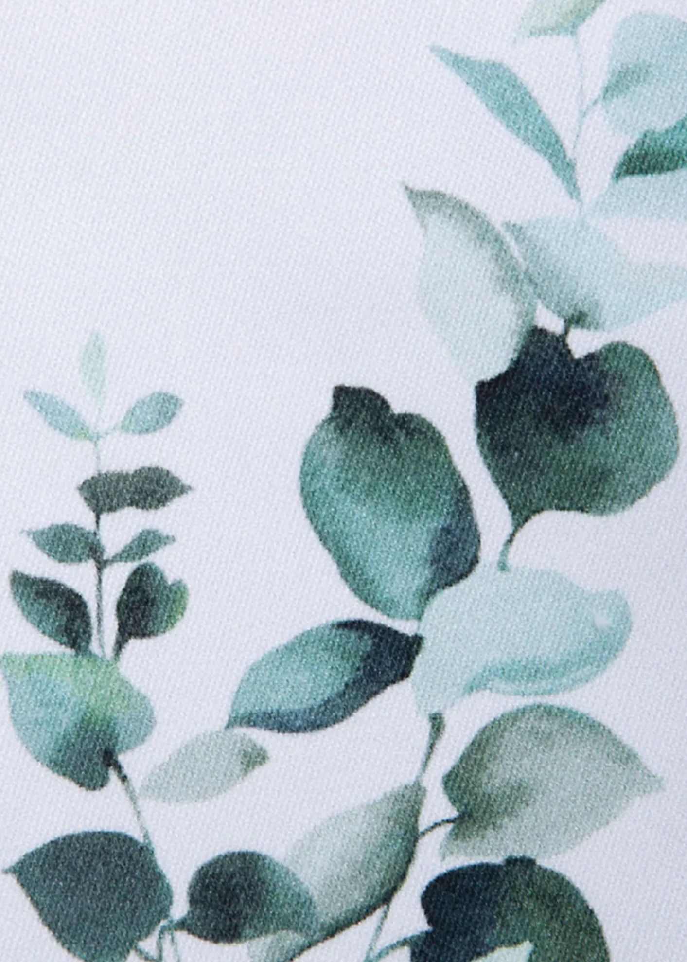 The LinoEucalyptus Green Tablecloth, 71" x 98"