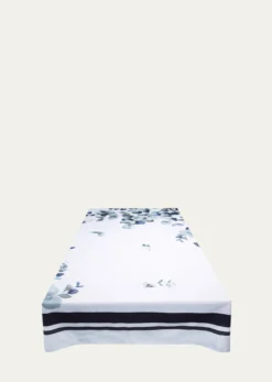 The LinoEucalyptus Navy Tablecloth, 71