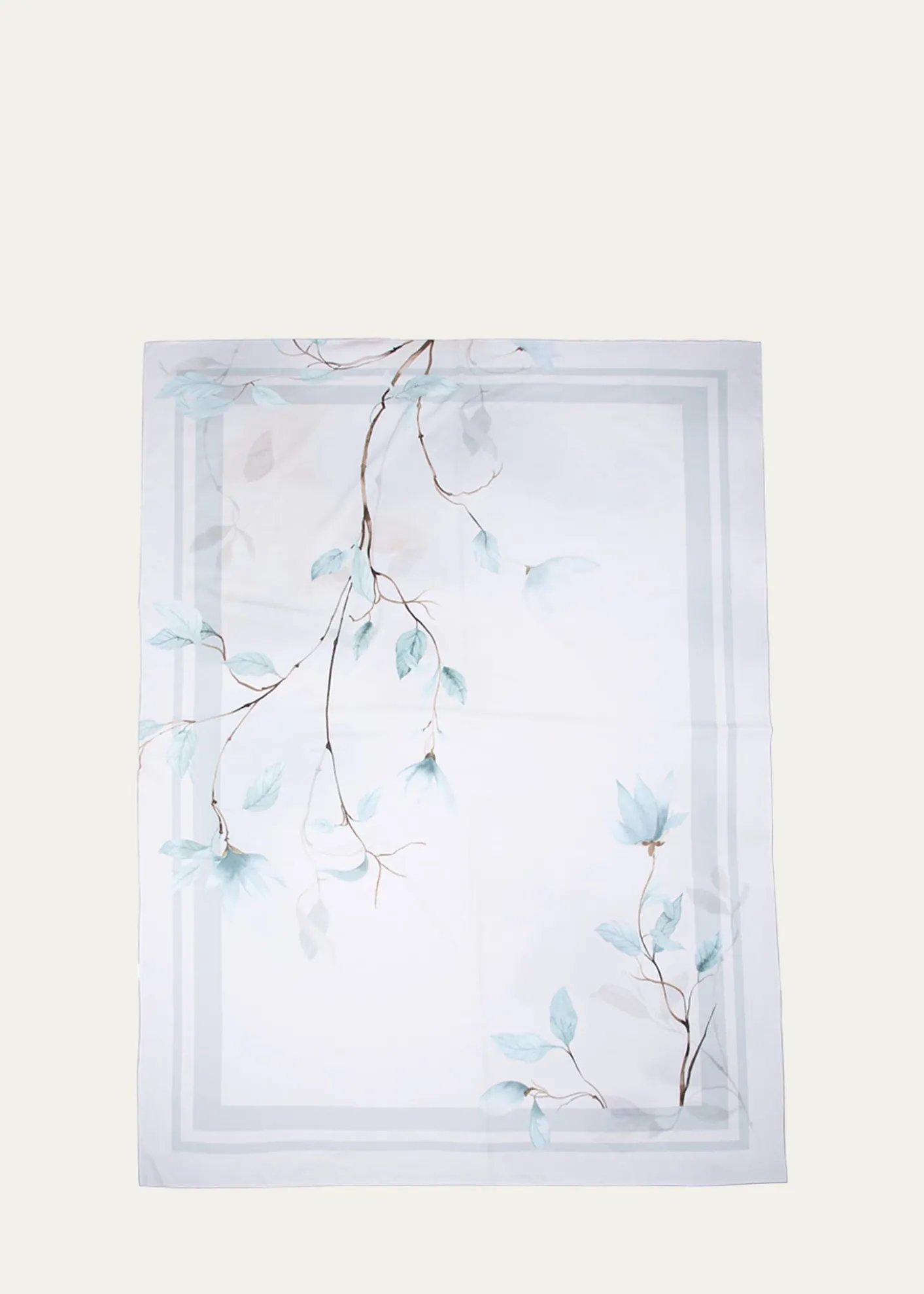 The LinoJapan Aqua Tablecloth, 71" x 144"