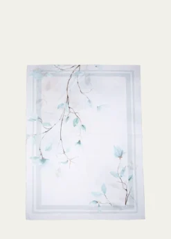 The LinoJapan Aqua Tablecloth, 71" x 125"