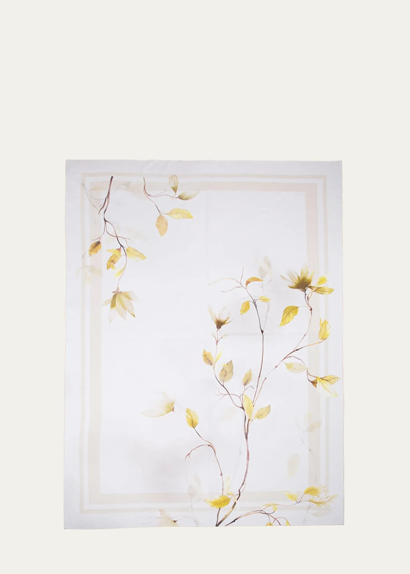 The LinoJapan Yellow Tablecloth, 71" x 125"
