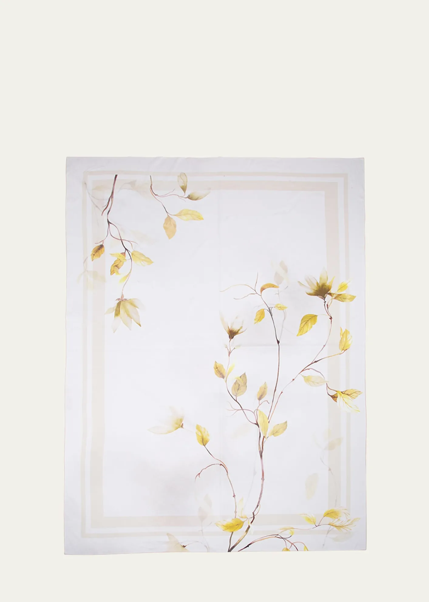 The LinoJapan Yellow Tablecloth, 71" Square