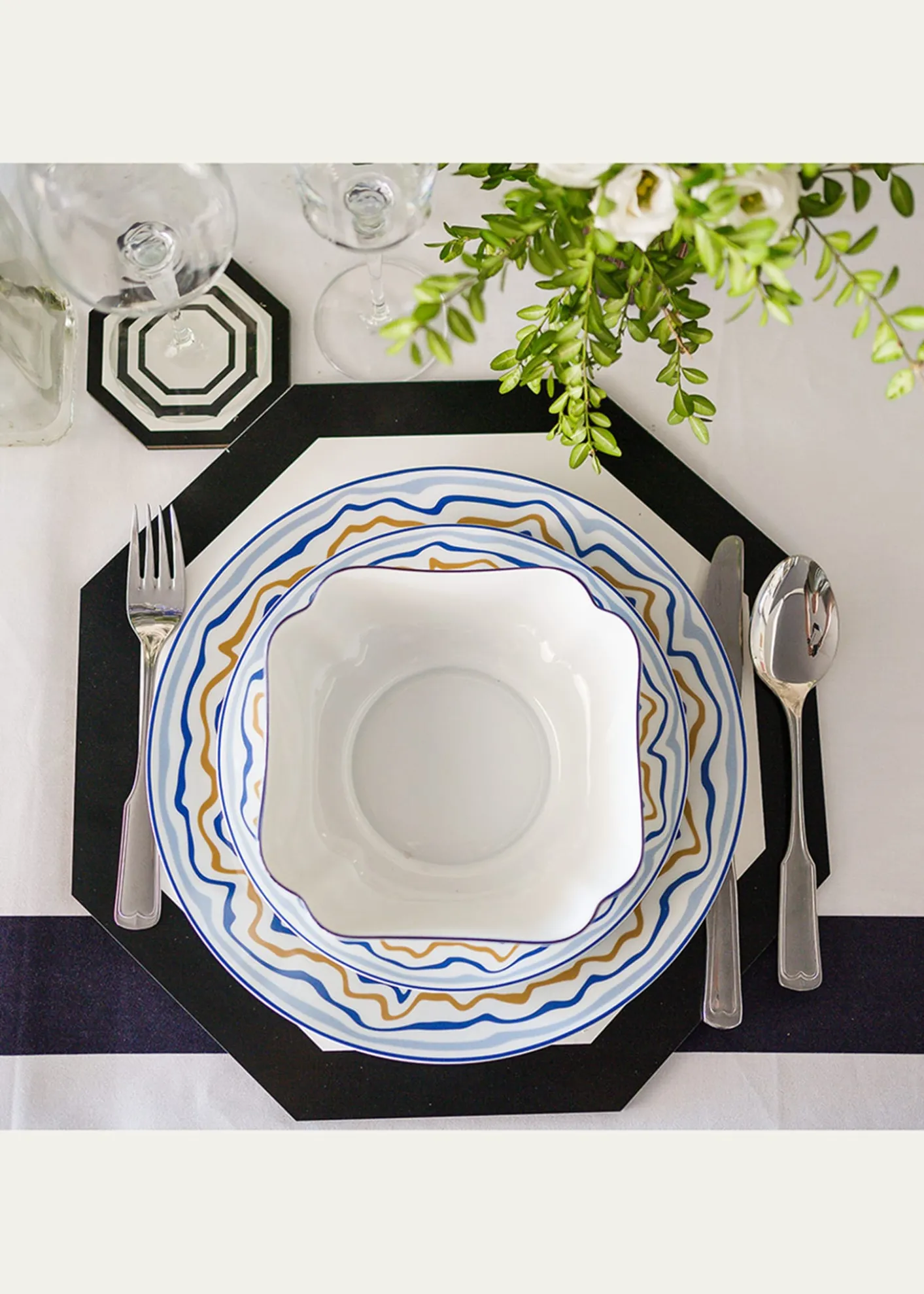 The LinoLio Dessert Plates, Set of 4
