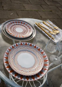 The LinoLio Dessert Plates, Set of 4