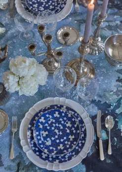 The LinoNight Dessert Plates, Set of 4