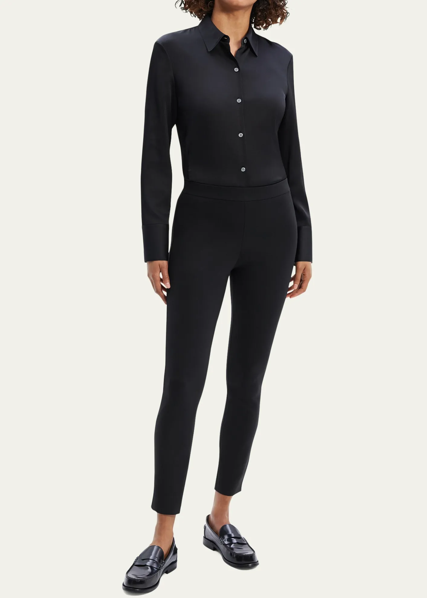 TheoryAdbelle Core Scuba High-Waist Ankle Leggings