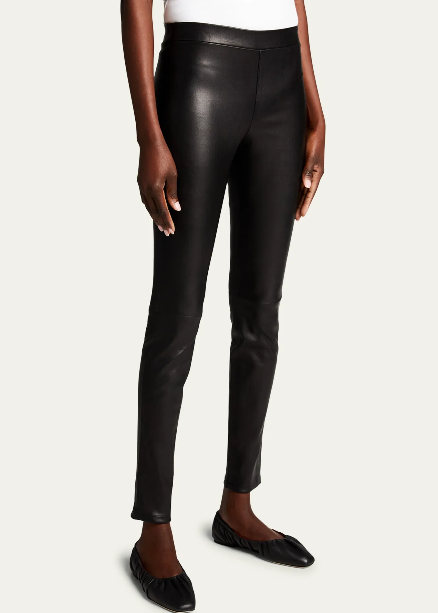 TheoryAdbelle Skinny Leather Leggings