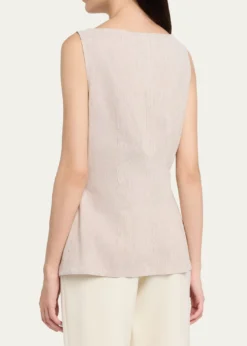 TheoryBoat-Neck Cutaway Vest