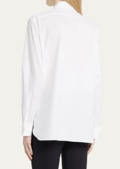 TheoryClassic Button-Front Boyfriend Shirt